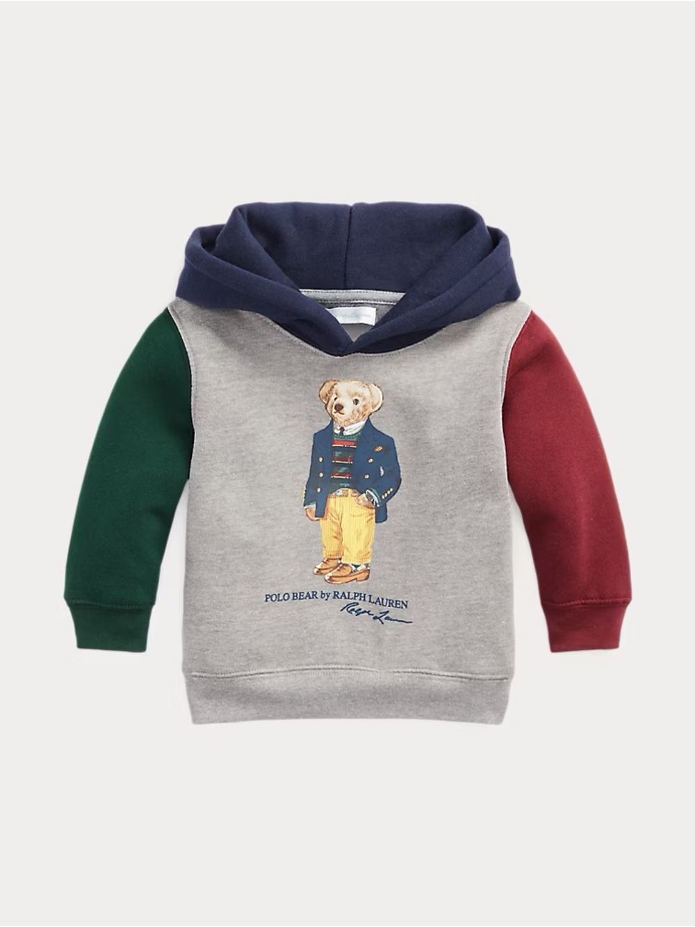 Ralph Lauren • Polo Bear Color-Blocked Fleece Hoodie